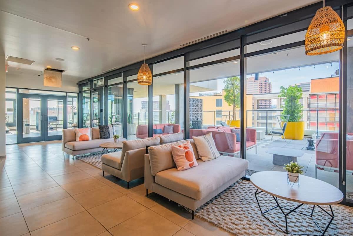 Apartament Detailed 2Bd, Highrise Dt, Pool, Gym, Parking, Sleeps 8 Phoenix Zewnętrze zdjęcie